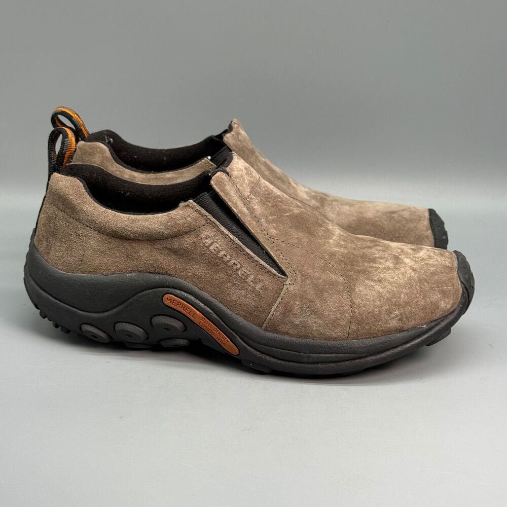 Merrell Jungle Moc Women's 9 Brown Suede Slip On Low Top Round Toe Casual Shoe